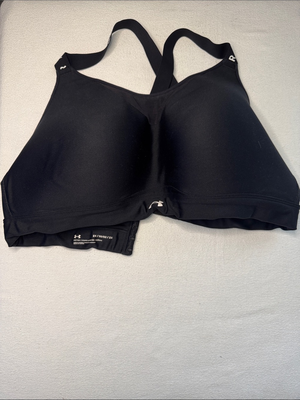 Under Armour Black High-Impact Sports Bra with Padded Cups